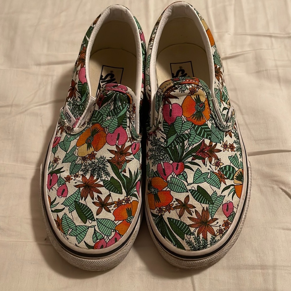 Vans Kids 1.5 Slip on Sneakers Shoes Jungle